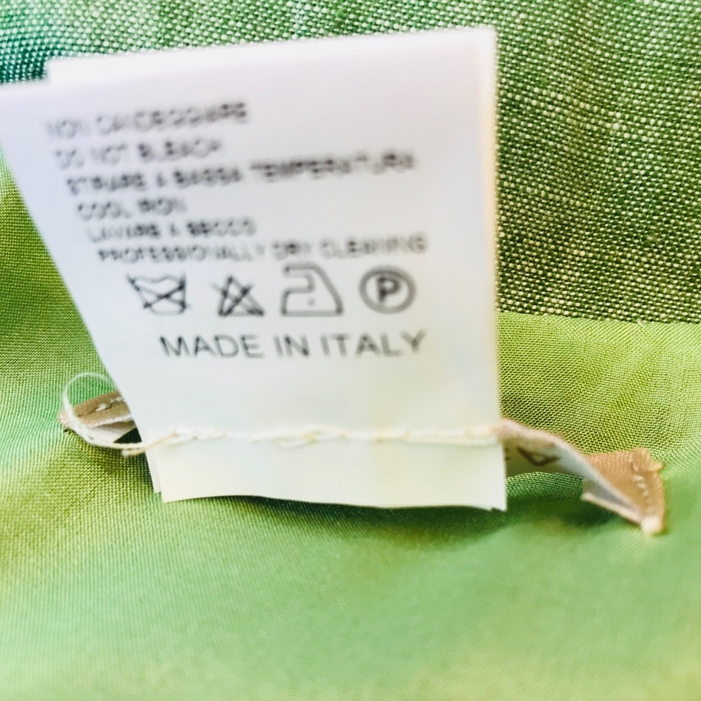 Luca Luca Couture Linen Blazer Made in Italy US/10 - Picture 9 of 12